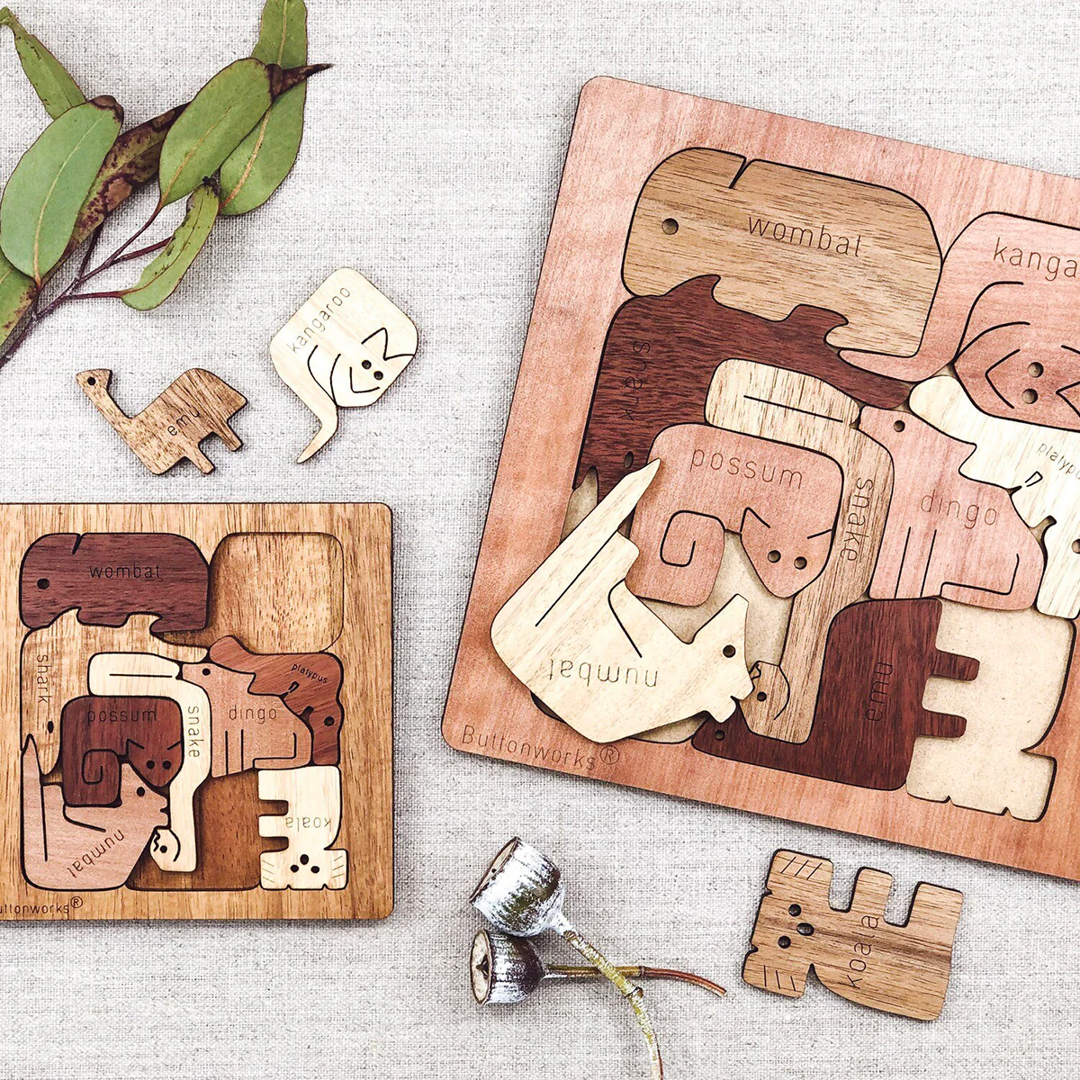 Puzzle Square Animals - Buttonworks - Image 3