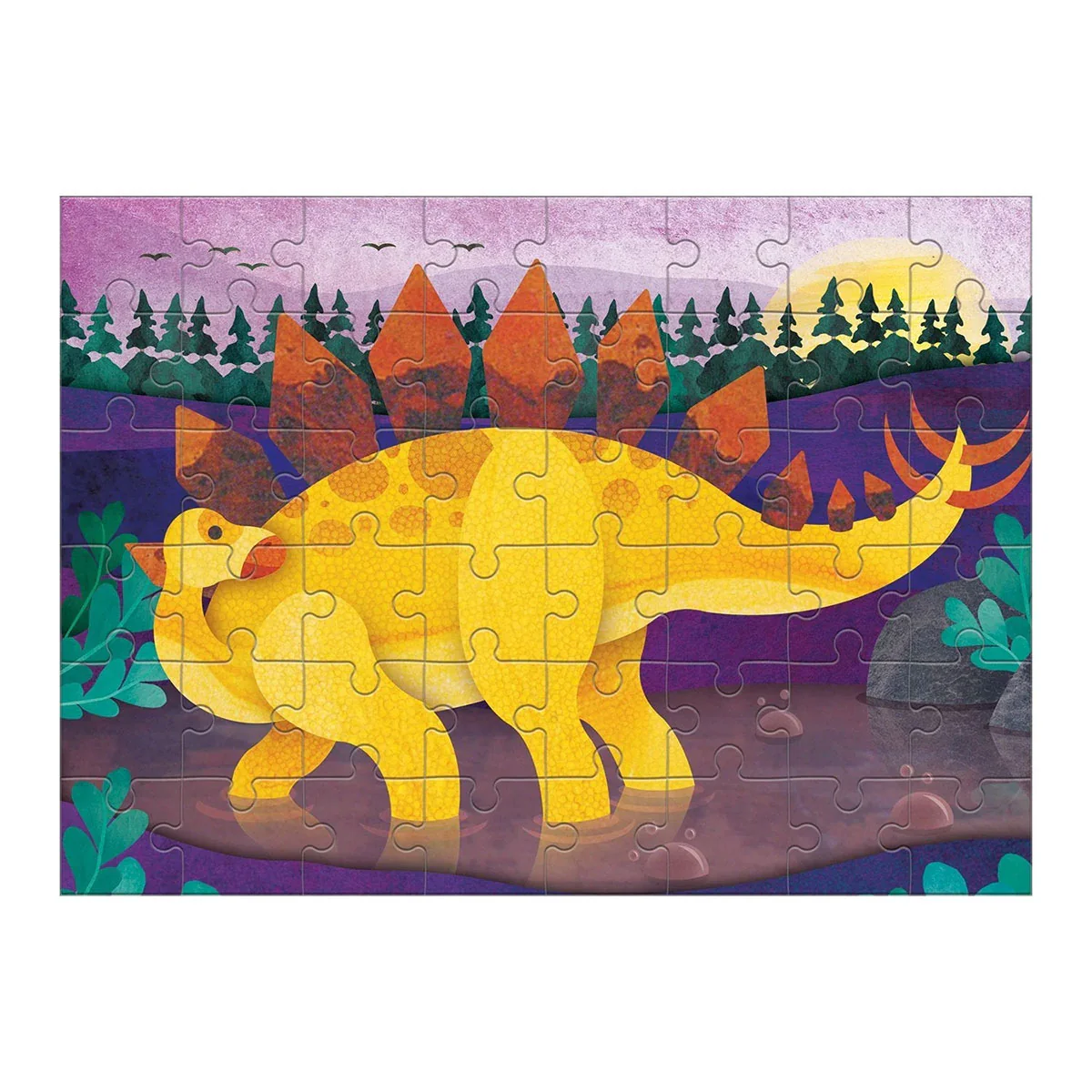 Puzzle Stegosaurus Mini 48 piece - Bobangles - Image 2