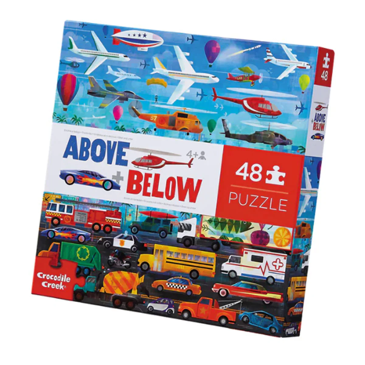 Puzzle Things That Go Above and Below 48pc - Crocodile Creek