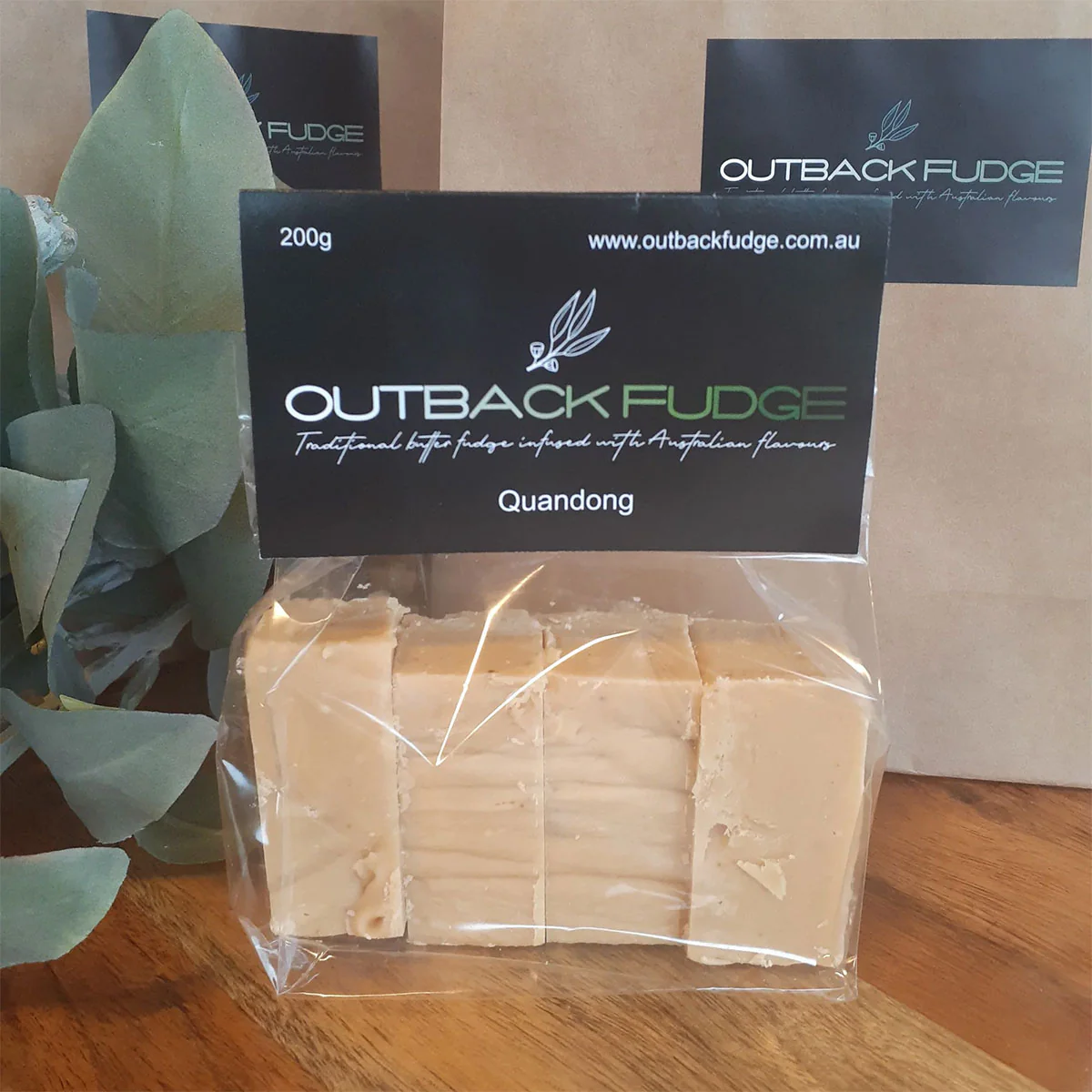 Quandong & Vanilla 180g - Outback Fudge
