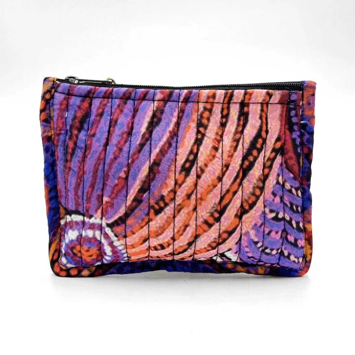 Quilted Zip Pouch Small Murdie Nora Nyutjanka Davidson LNDA802 - Better World Arts