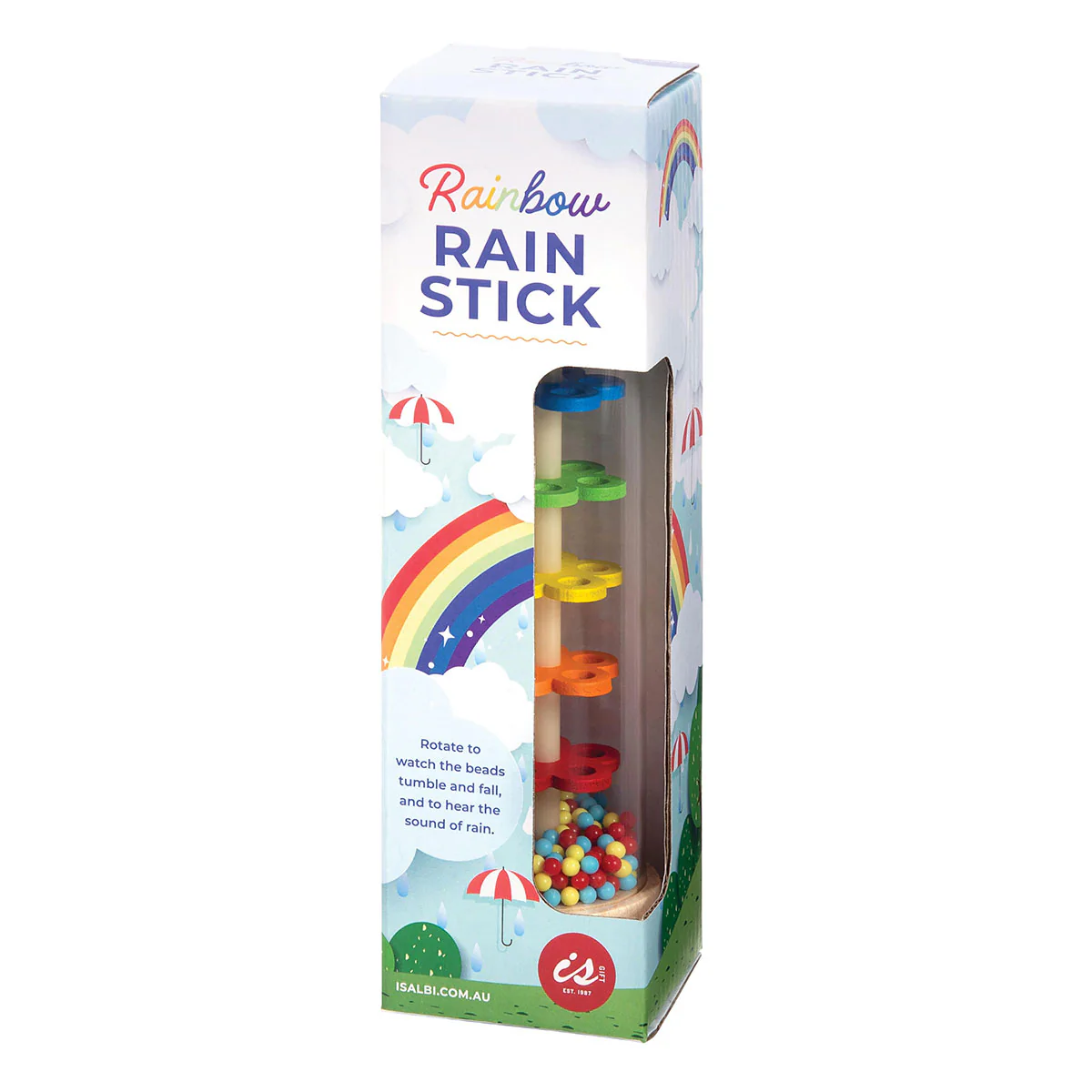 Rainbow Rain Stick - Isalbialbi