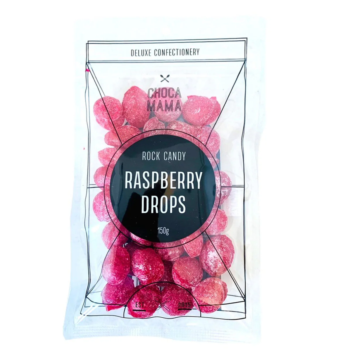 Raspberry Drops 150g  - Chocamama