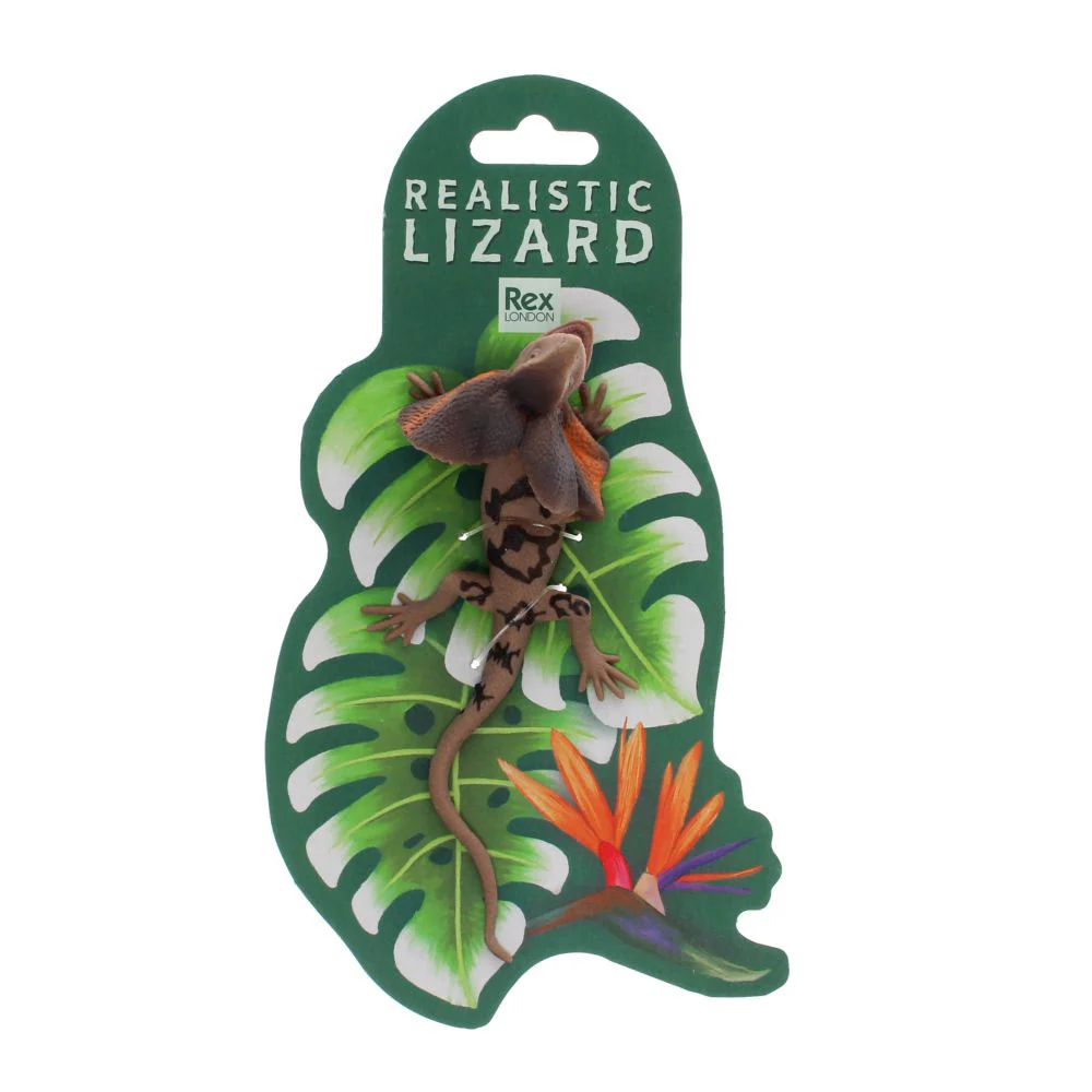 Realistic Frill Neck Lizard Toy - Bobangles