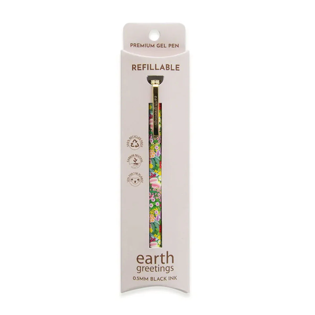Refillable Metal Pen Native Gems - Earth Greetings