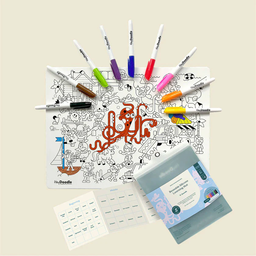 Reusable Silicone Learning Mat S Sounds - Hey Doodle - Image 2