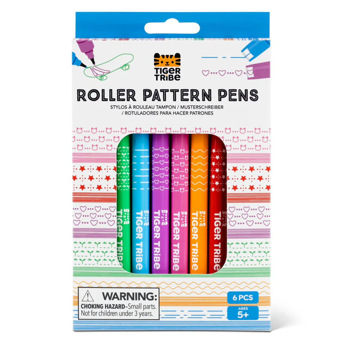 Roller Pattern Pens - Tiger Tribe
