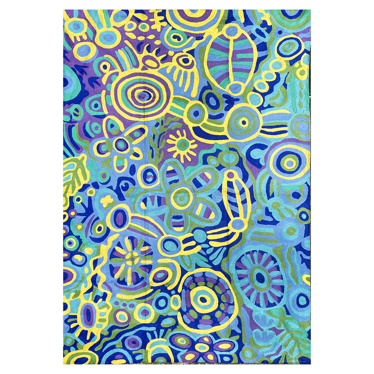 Rug Wool 3x5ft Cedric Varcoe BCVA748- Better World Arts