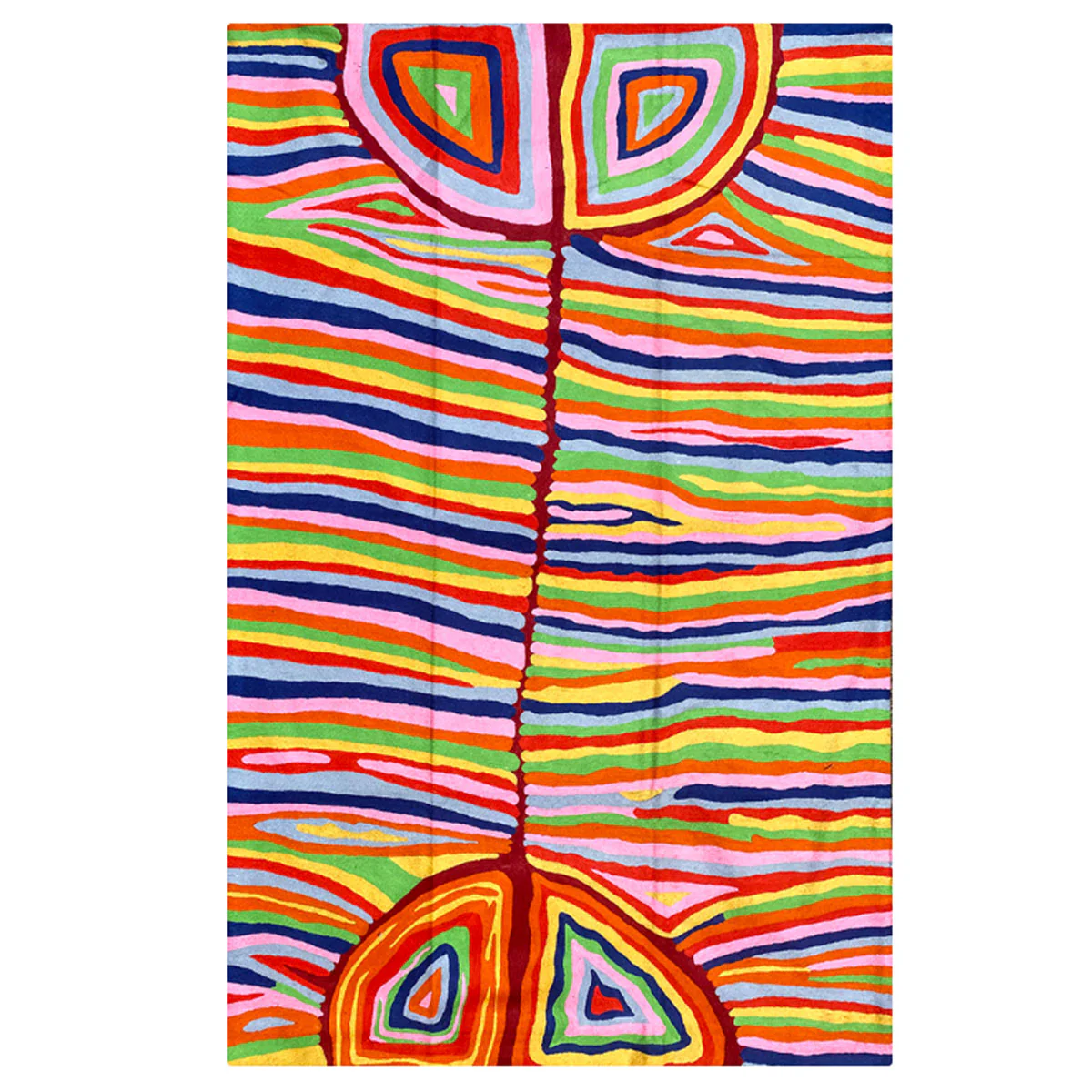 Rug Wool 4x6 ft Judy Watson JWA696 - Better World Arts