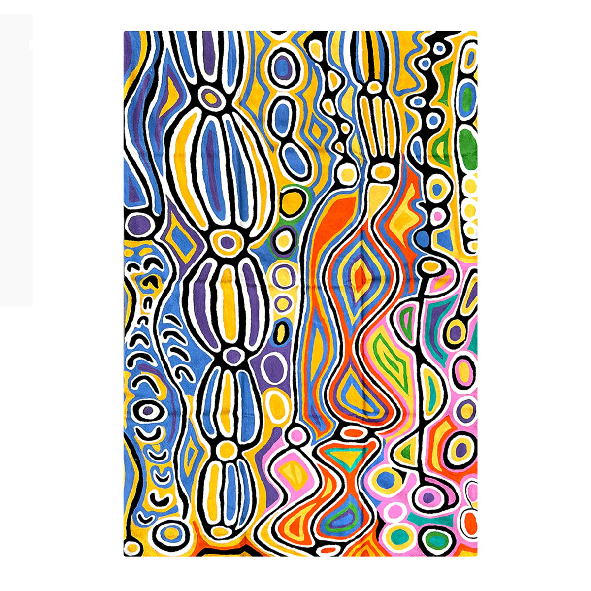 Rug Wool 4x6ft Judy Watson JWA628 - Better World Arts