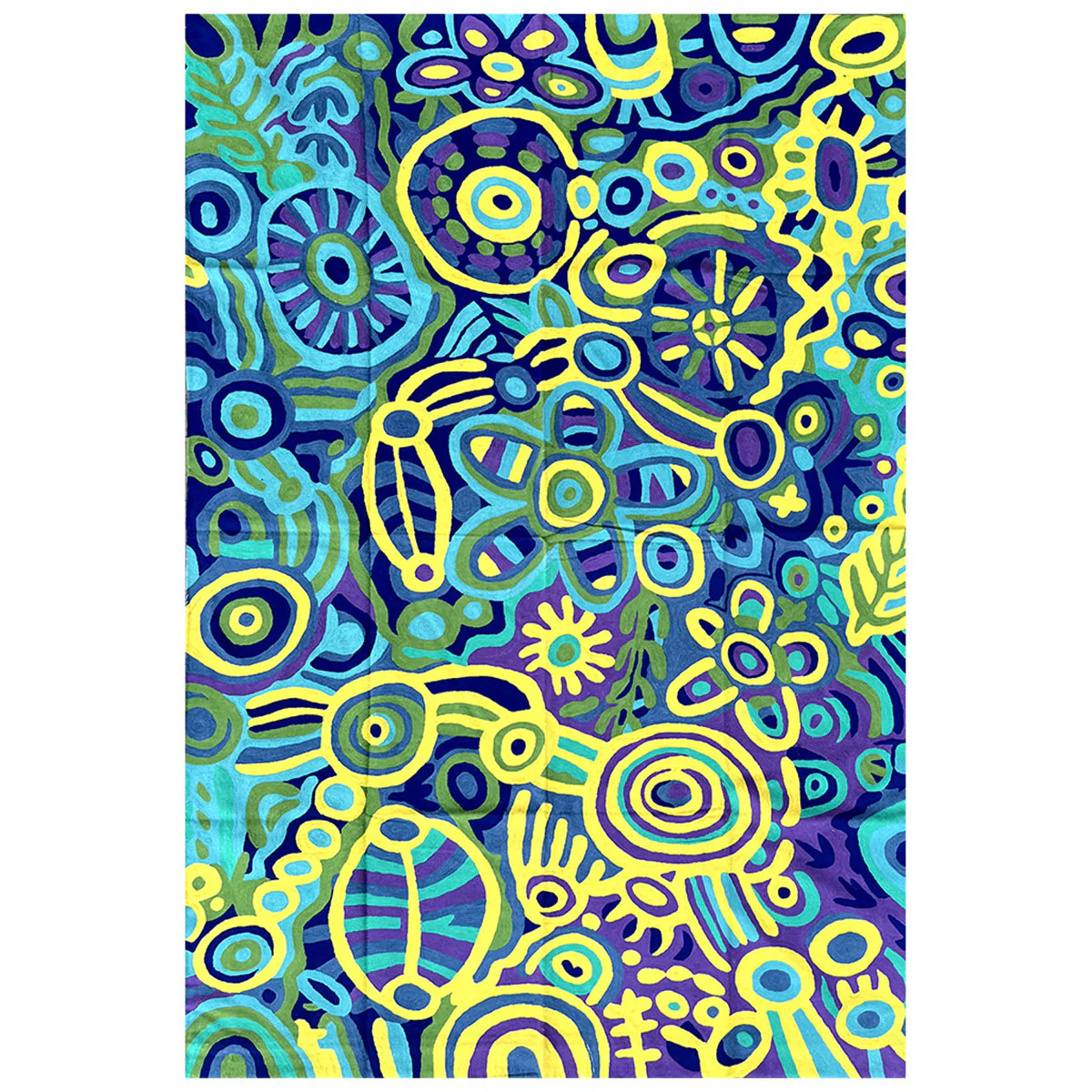 Rug Wool 5x8ft Cedric varcoe BCVA748 - Better World Arts