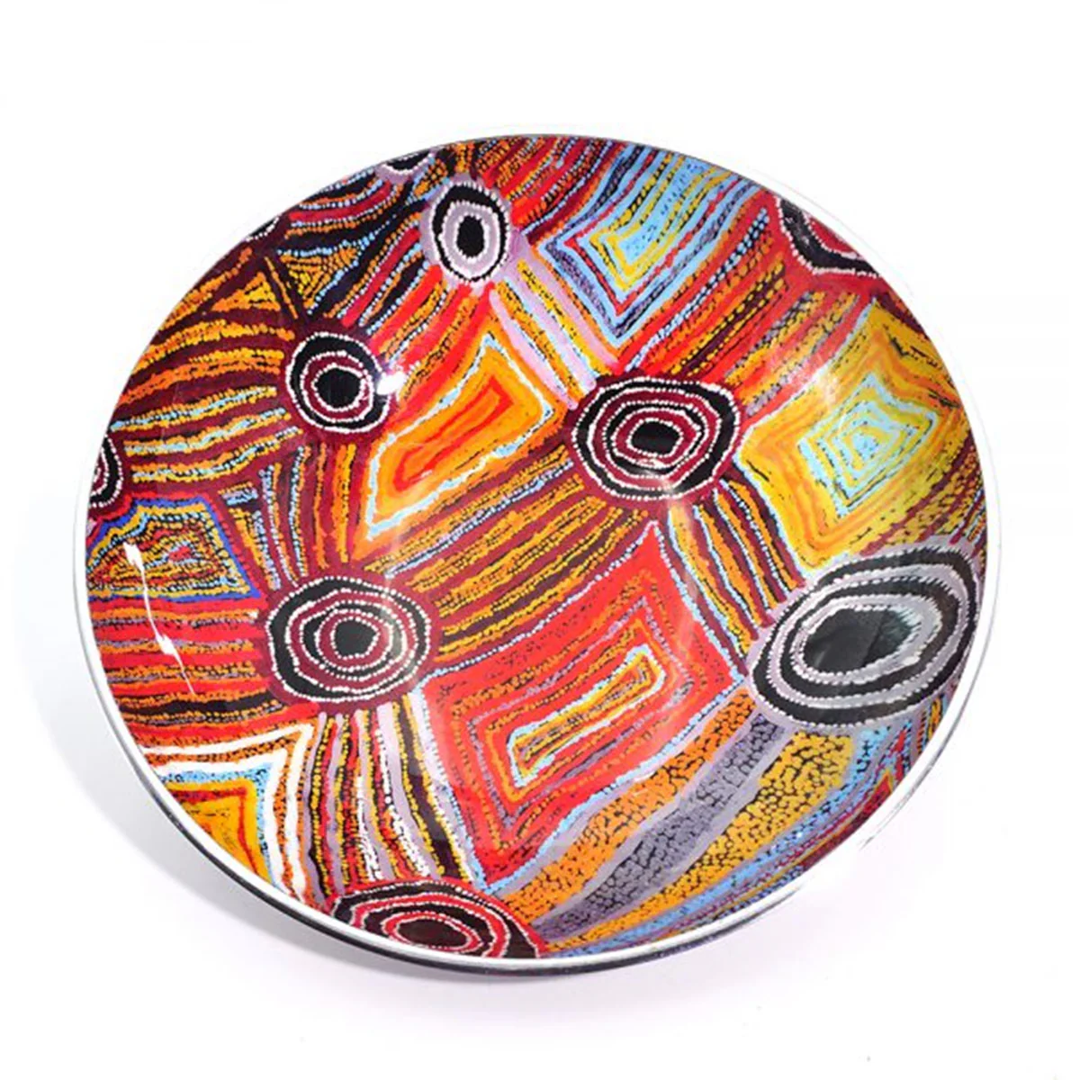 Salad Bowl Small Mary Napangardi Brown - Better World Arts