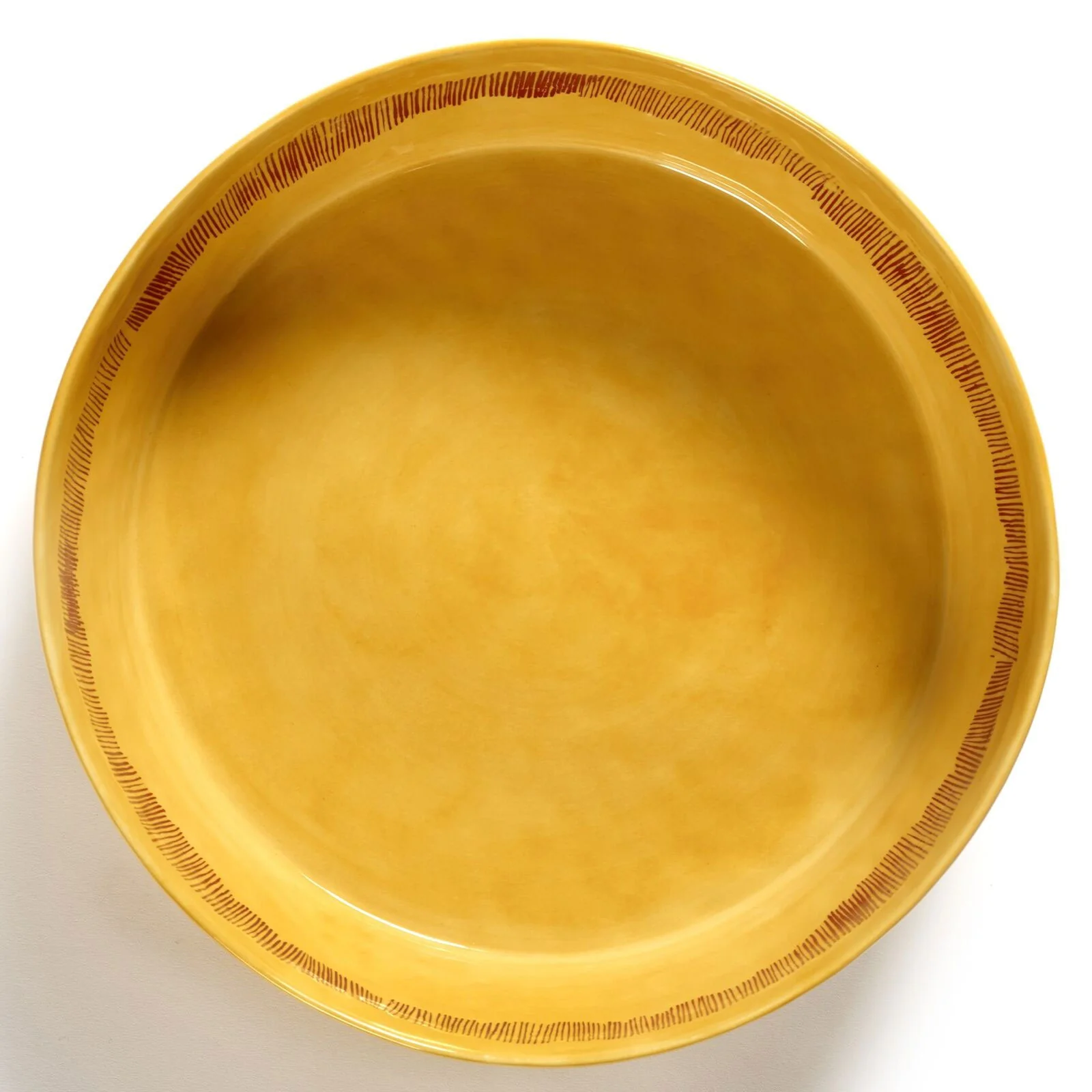 Salad Bowl Yellow with Red Stripes FEAST Ottolenghi - Gourmet Brands - Image 2