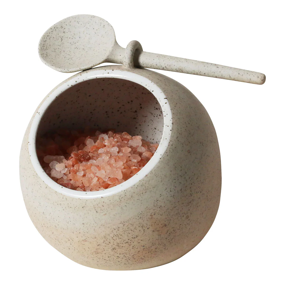 Salt Pig with Spoon