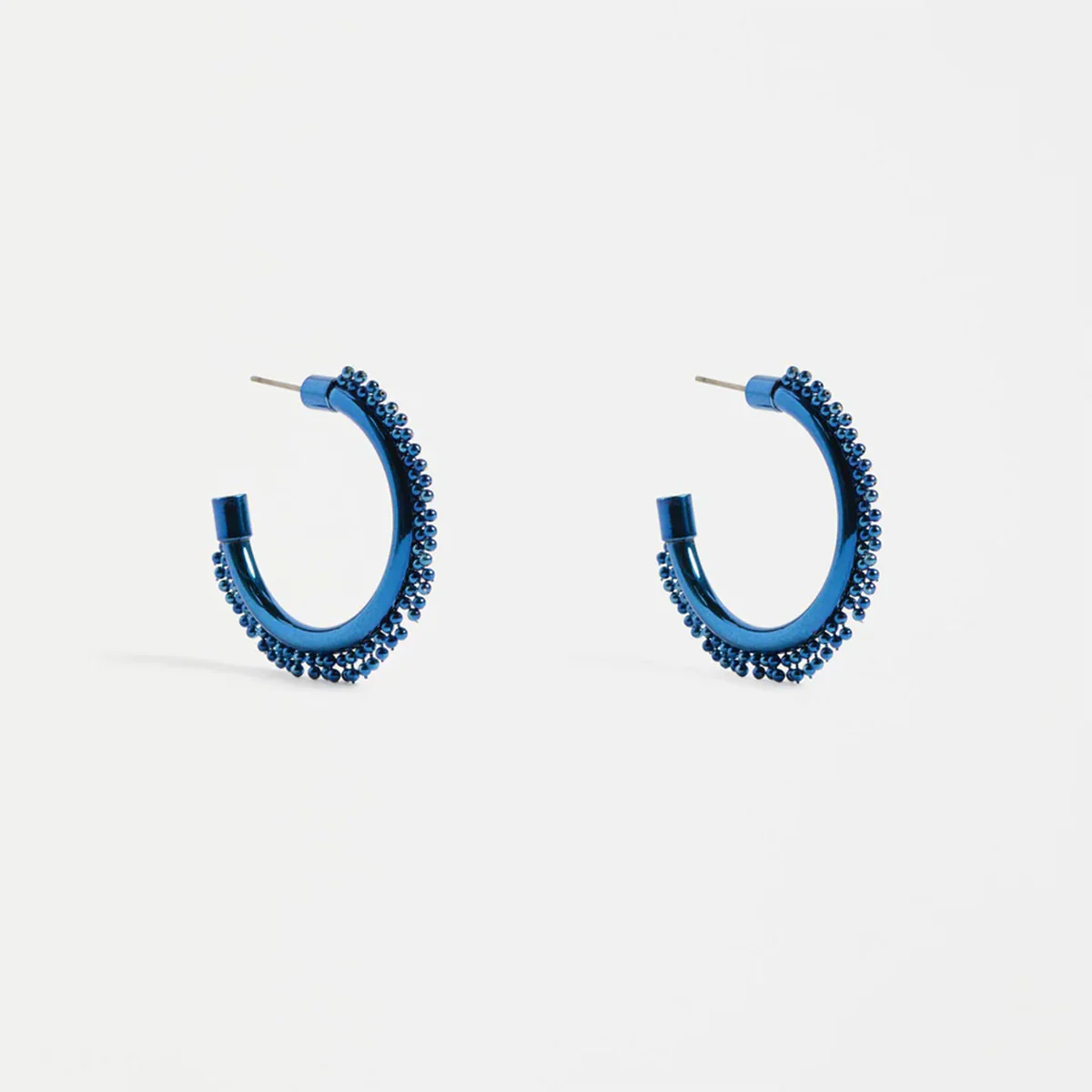 Satta Hoop Earring Navy - Elk Accessories