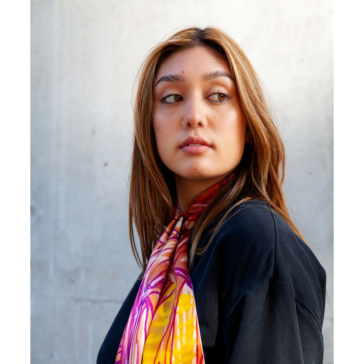 Scarf Martuwarra Twilly Sonia Kurarra - One of Twelve - Image 2