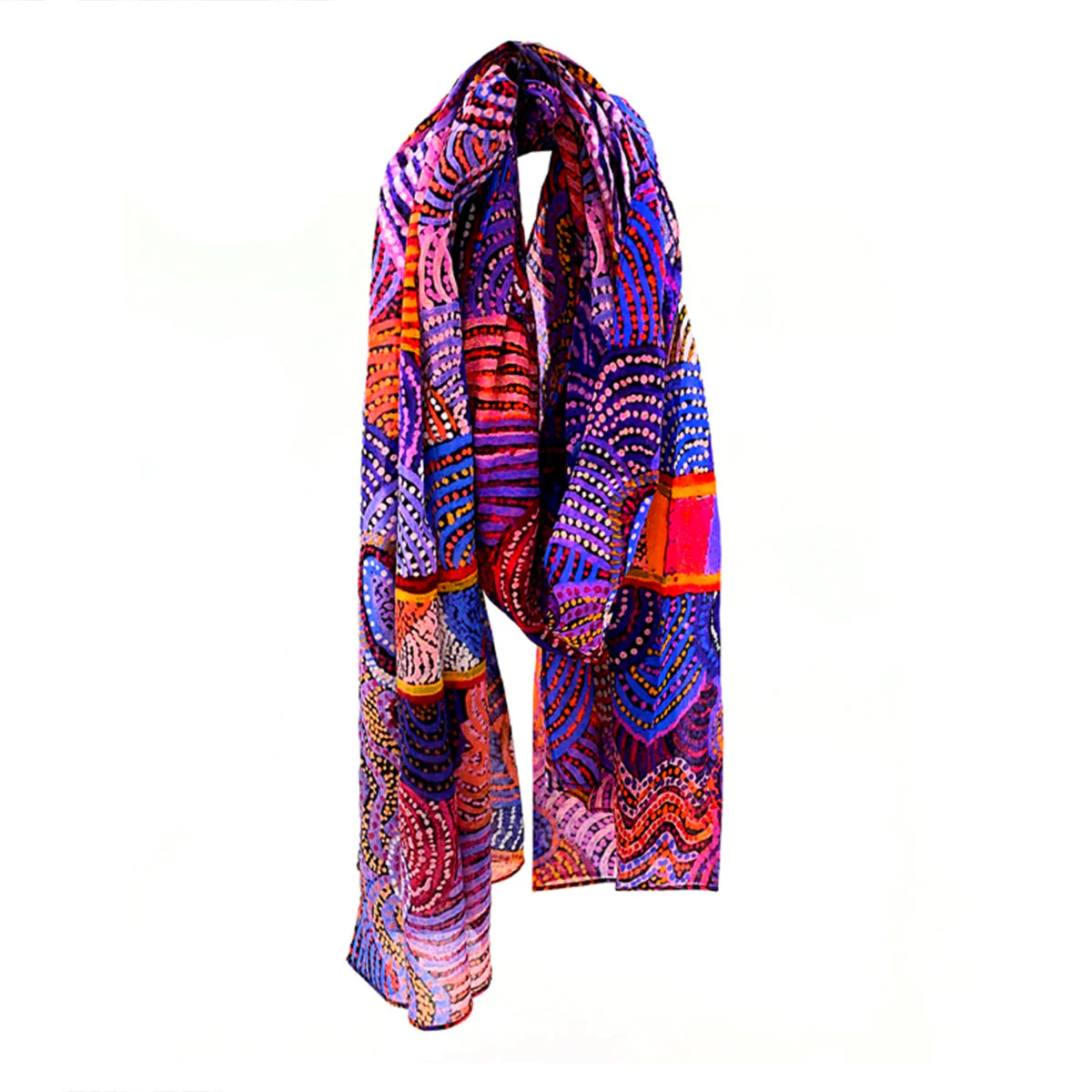 Scarf Organic Cotton Nora Nyutjanka Davidson NDA802 - Better World Arts