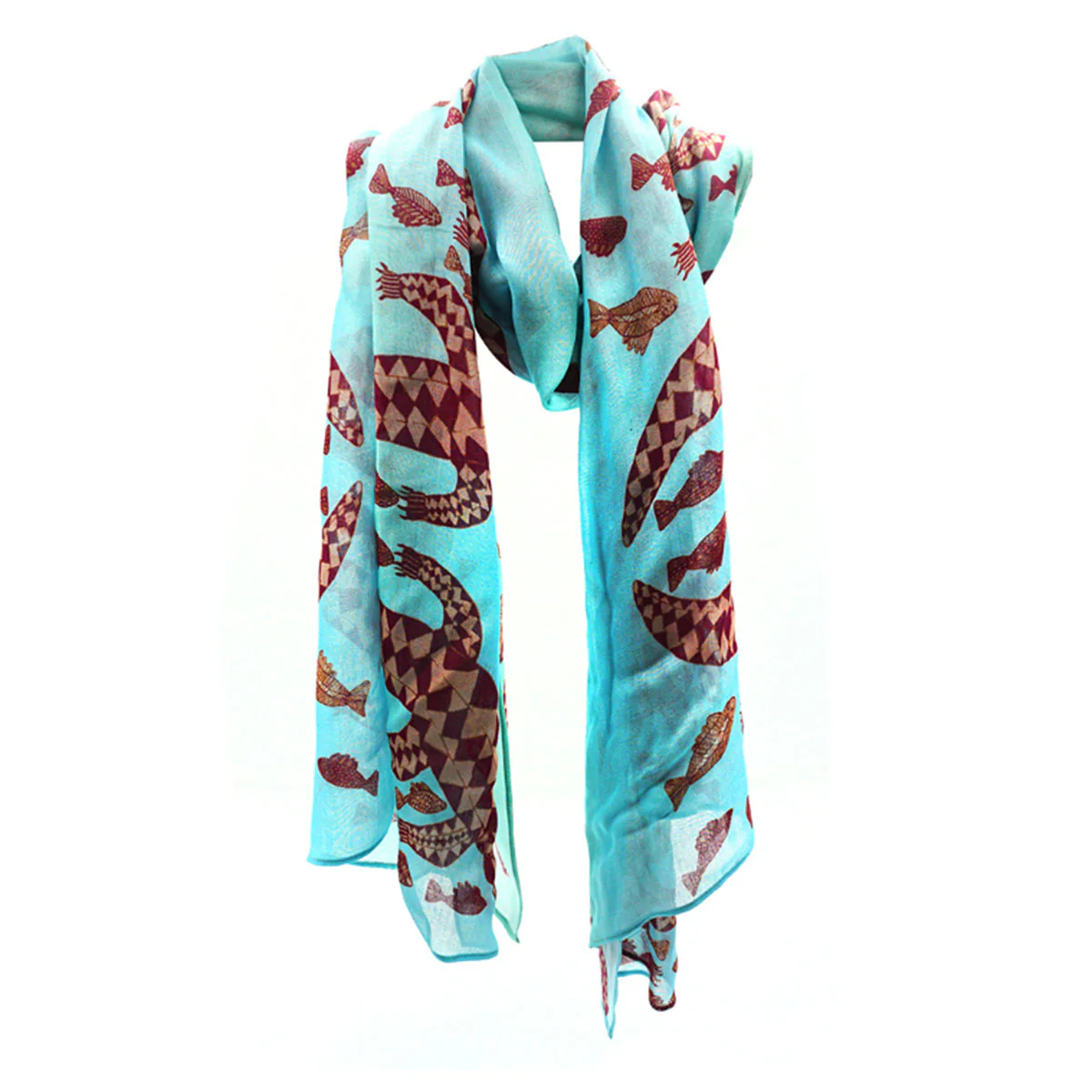 Scarf Organic Cotton Susan Wanji Wanji SWA163 - Better World Arts
