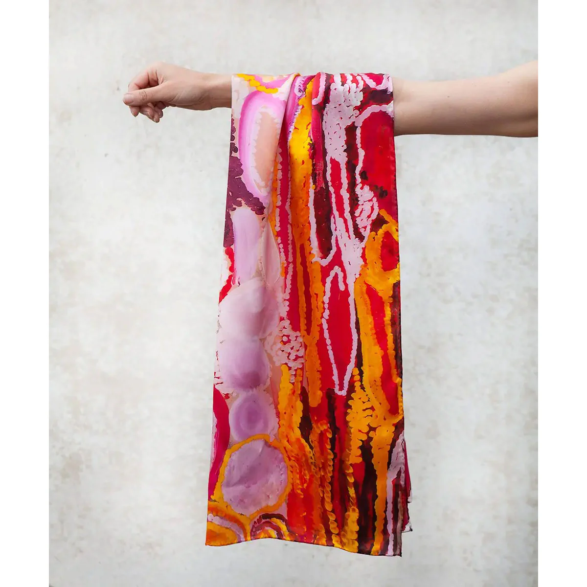 Scarf Silk Minyipuru by Jakayu Biljabu - One of Twelve - Image 2