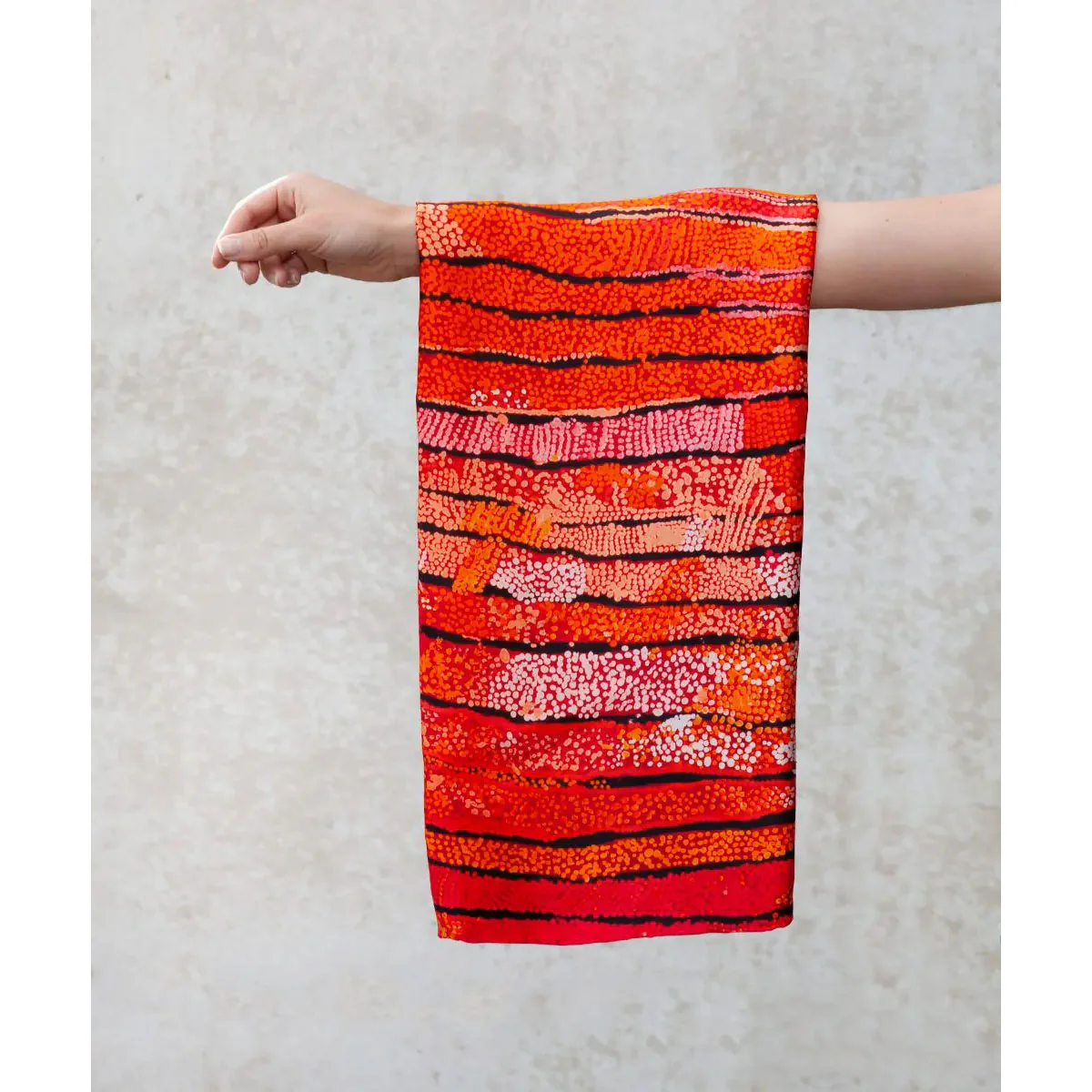 Scarf Untitled Scarf by Naata Nungurrayi - One of Twelve - Image 2