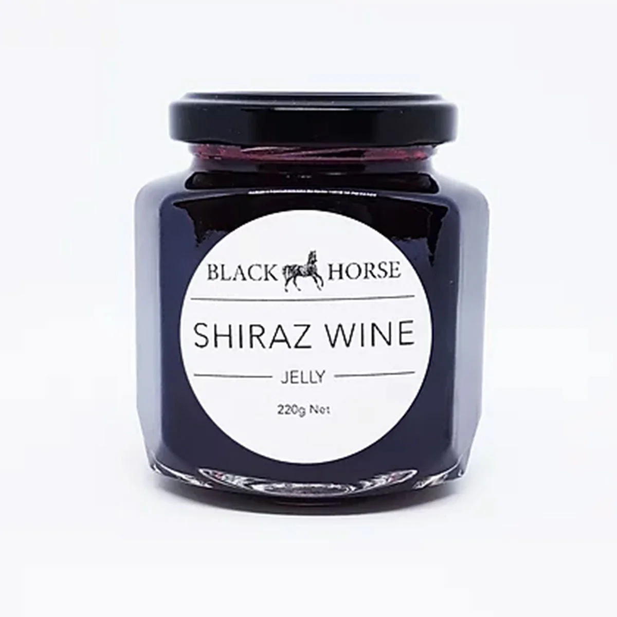 Shiraz Wine Jelly 220g - Black Horse Fine Foods