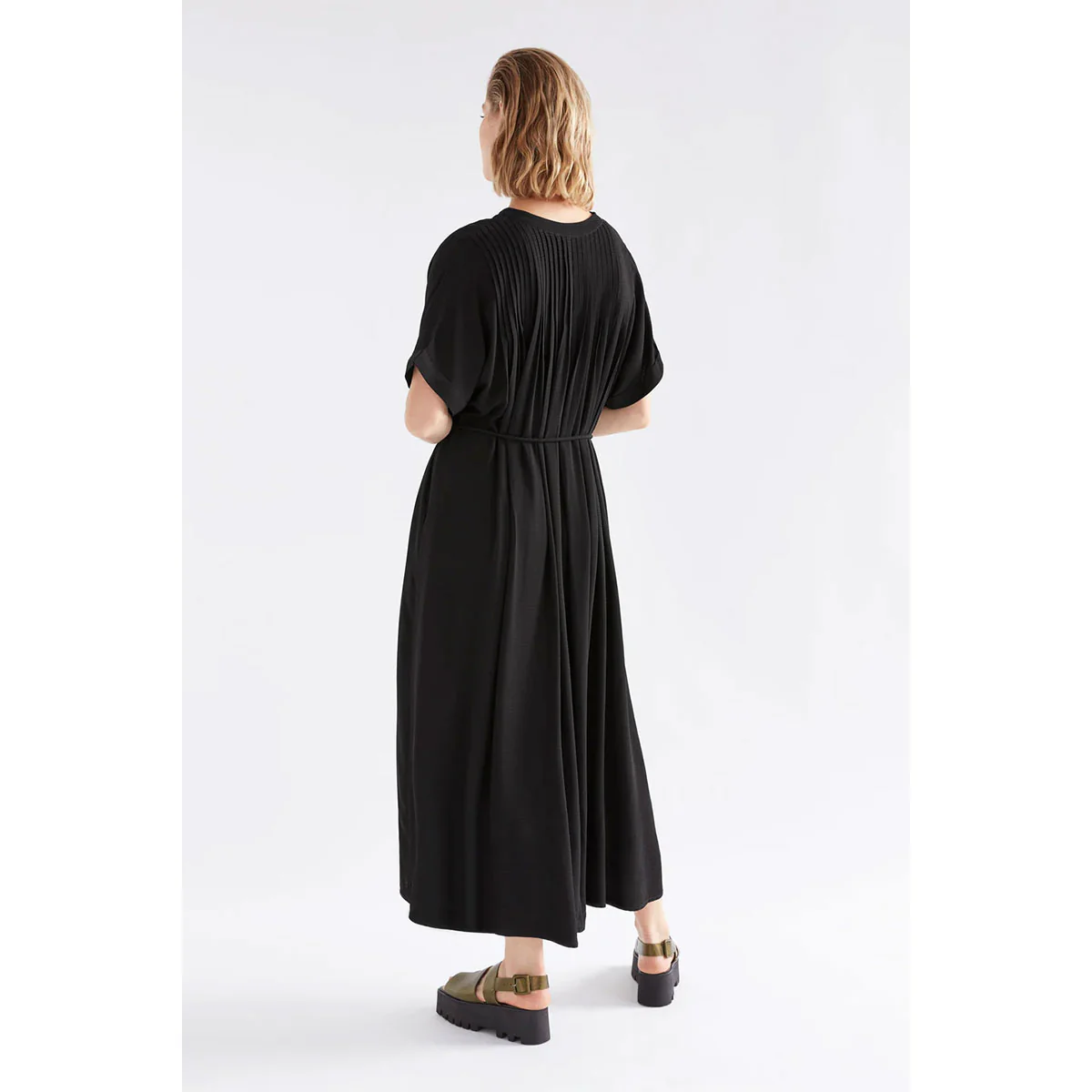 Shirt Dress Omia Black - Elk - Image 3