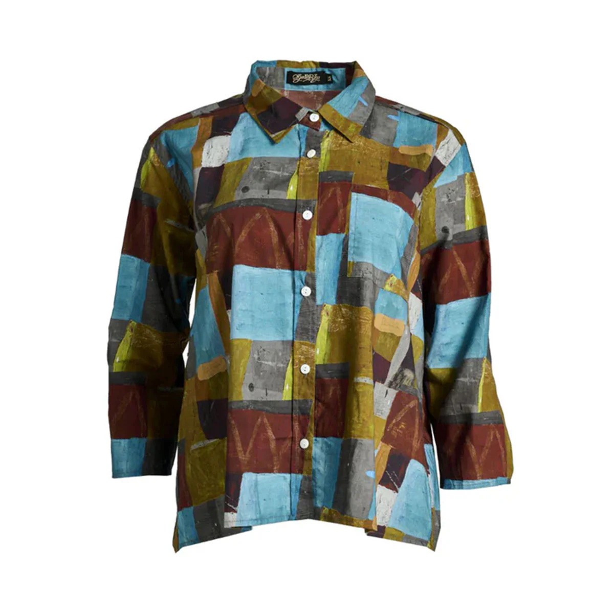 Shirt Kismet Azure Cotton - Olga De Polga