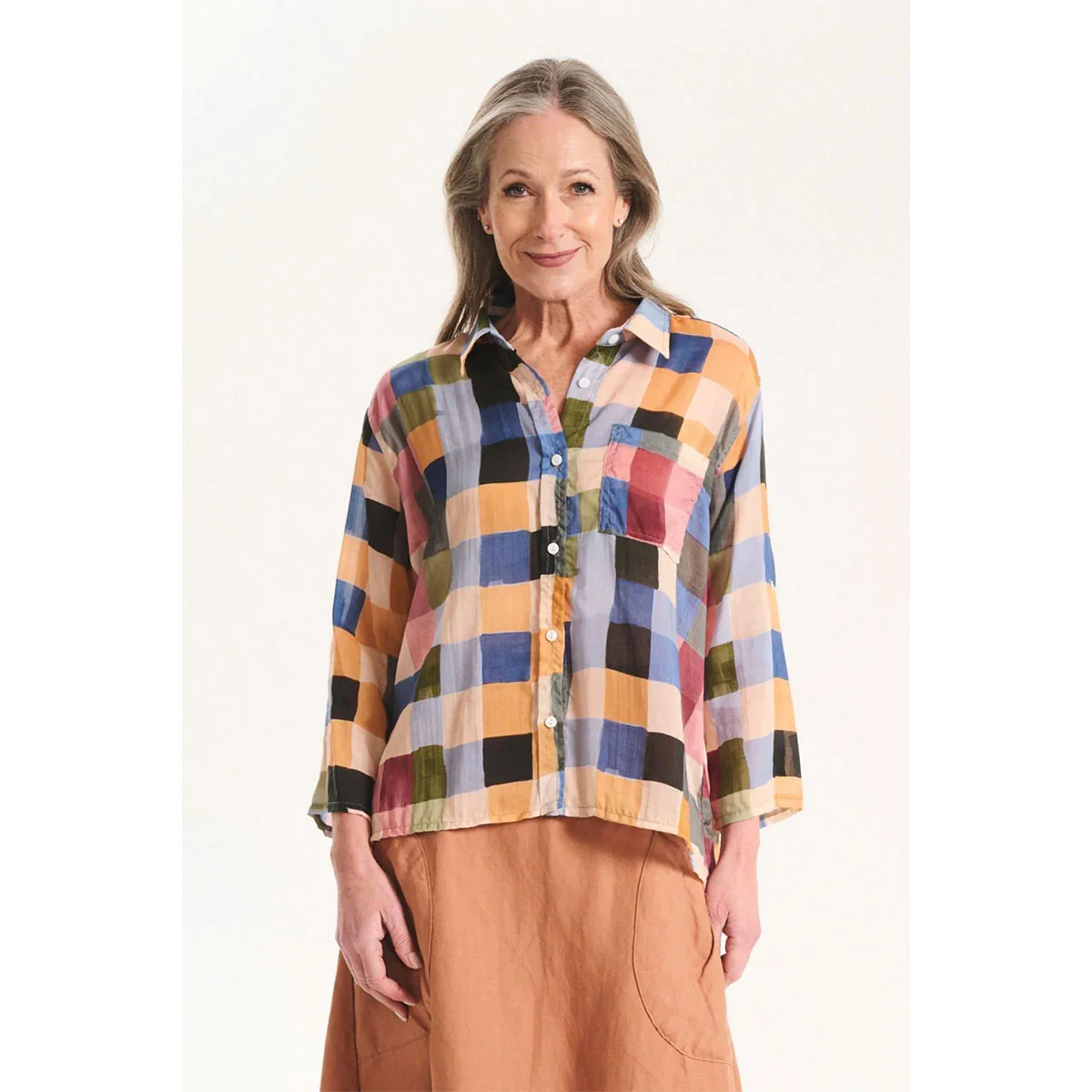 Shirt Tessara Blush Cotton Voile - Olga de Polga - Image 2