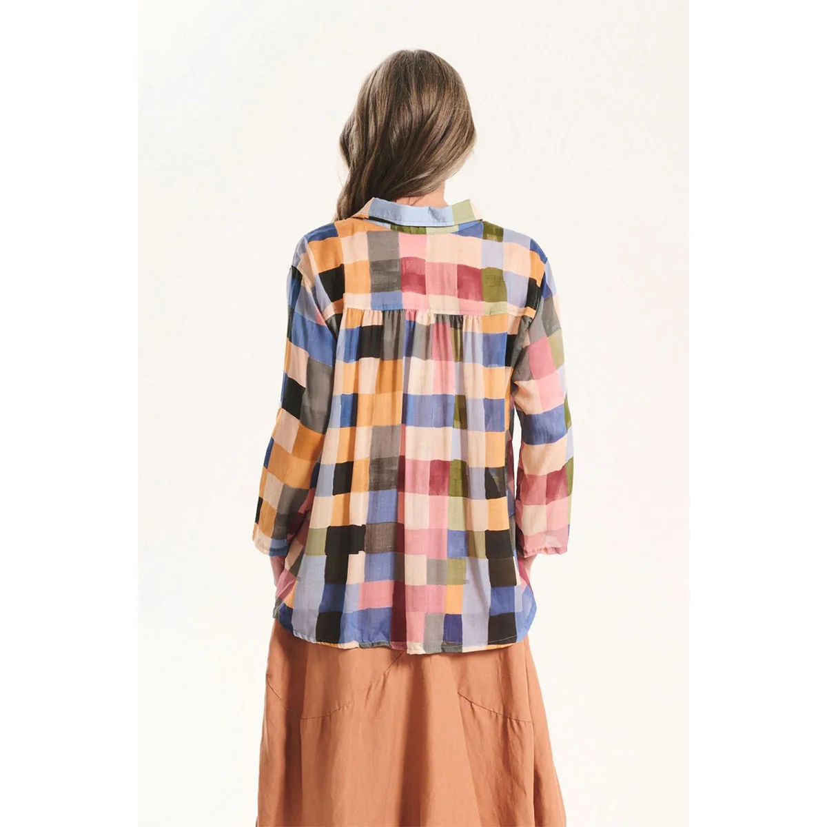 Shirt Tessara Blush Cotton Voile - Olga de Polga - Image 3