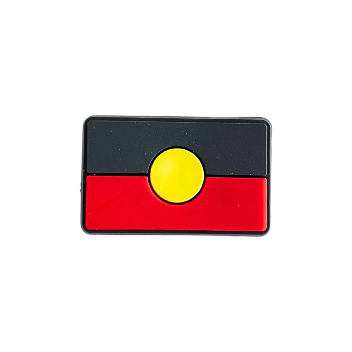 Shoe Charm Aboriginal Flag - Wilmot and Harvey