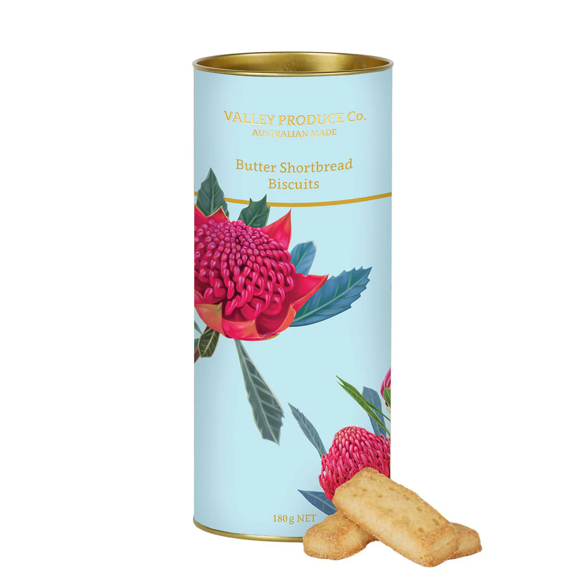 Shortbread Tube Waratah 180g - Gourmet Brands