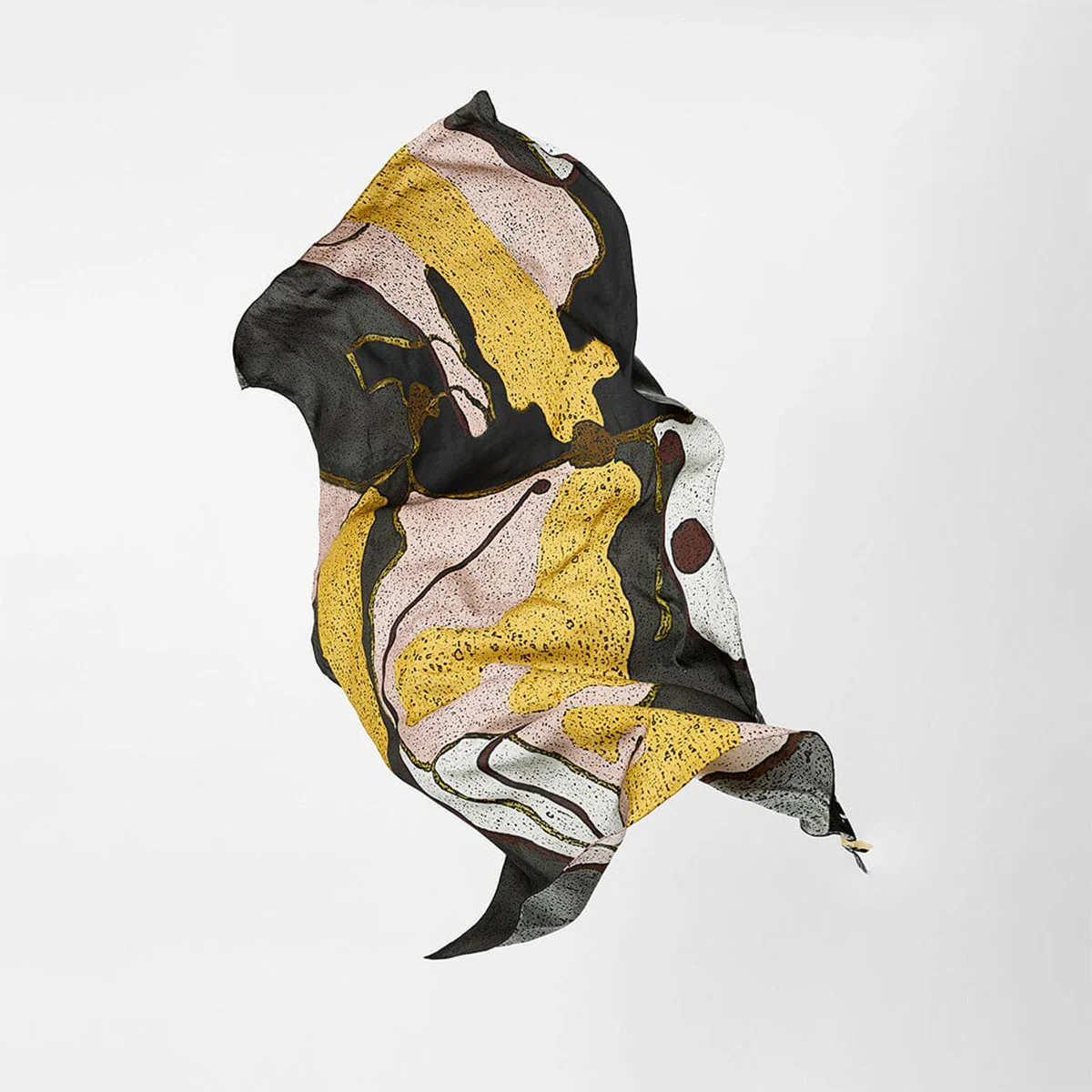 Silk Scarf From Above 180cm x 100cm - Ngali