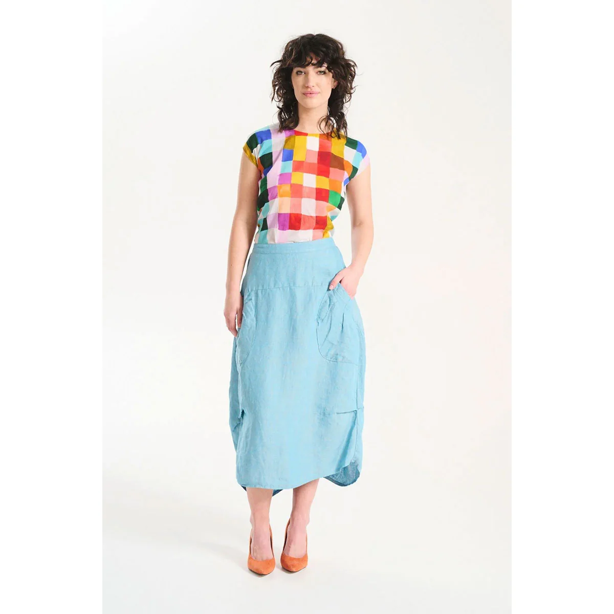 Skirt Milwaukee Alta Luxe Frost Linen - Olga de Polga - Image 2