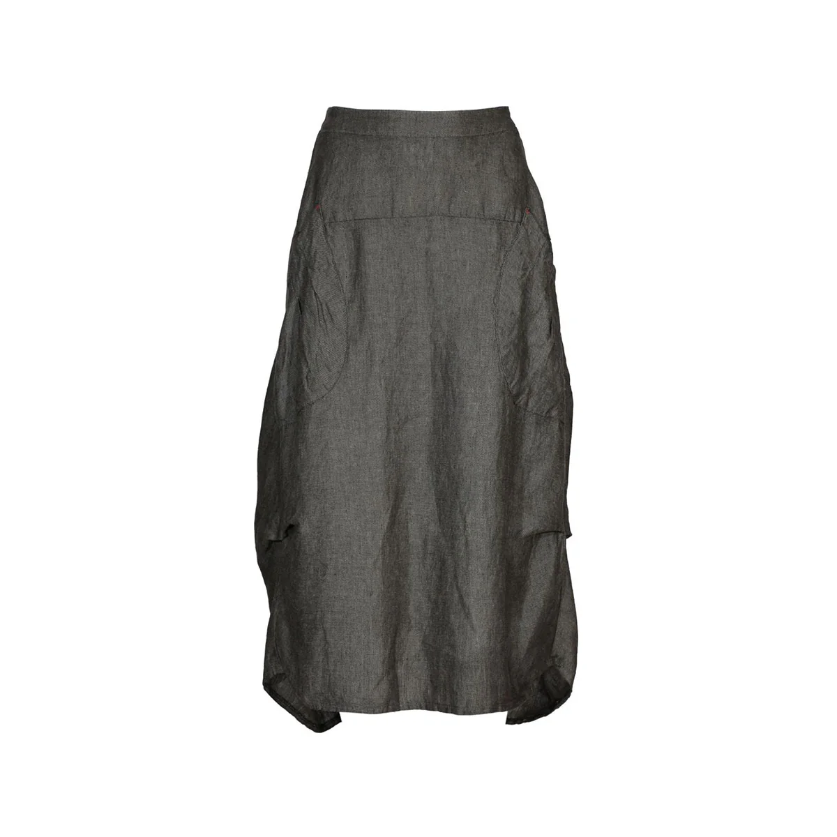 Skirt Milwaukee Alta Luxe Slate Linen - Olga de Polga