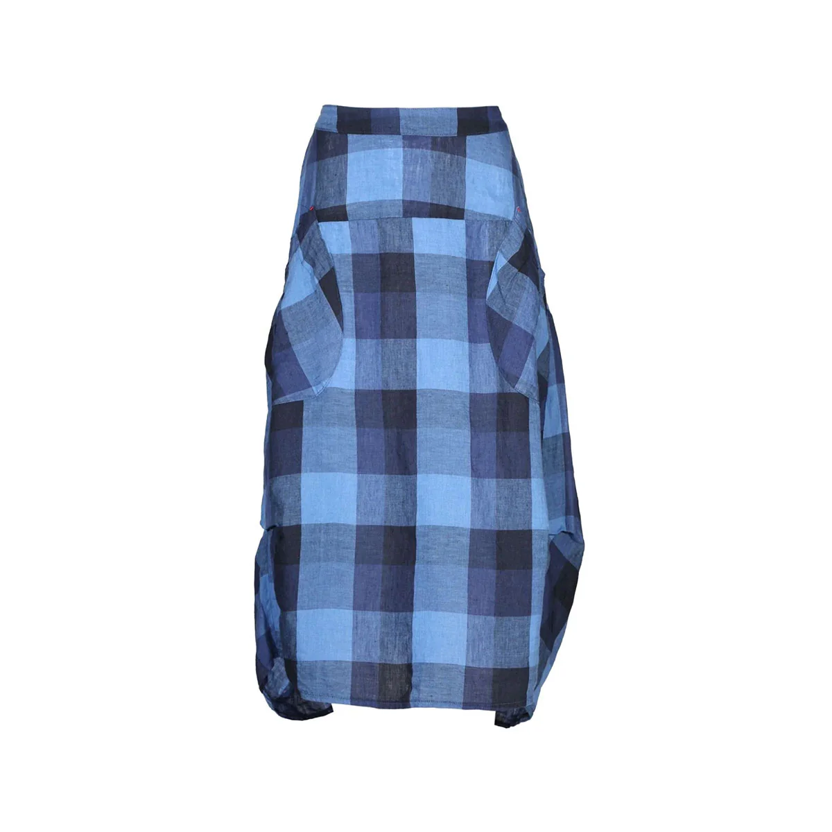 Skirt Milwaukee Amstel Blue Linen - Olga de Polga