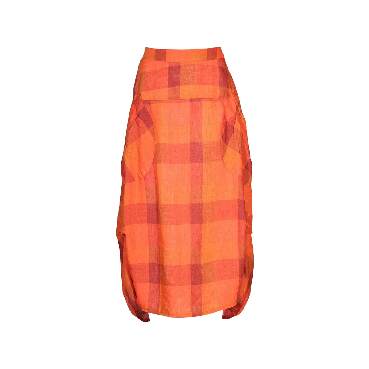 Skirt Milwaukee Amstel Orange Linen - Olga de Polga