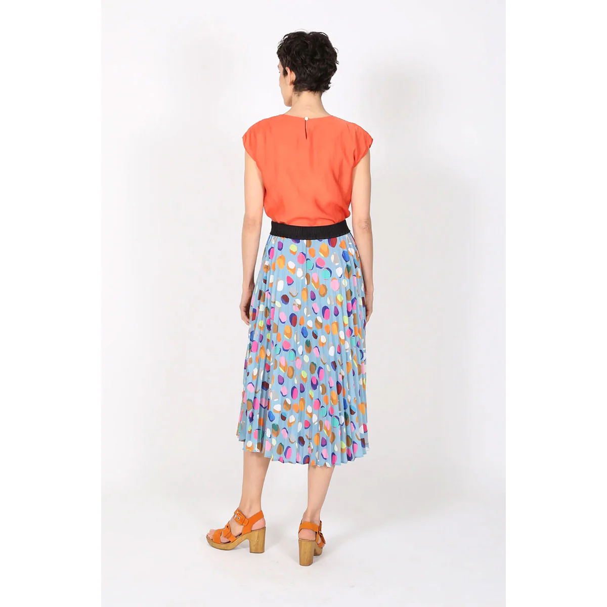 Skirt Pleated Confetti Blue - Olga de Polga - Image 3