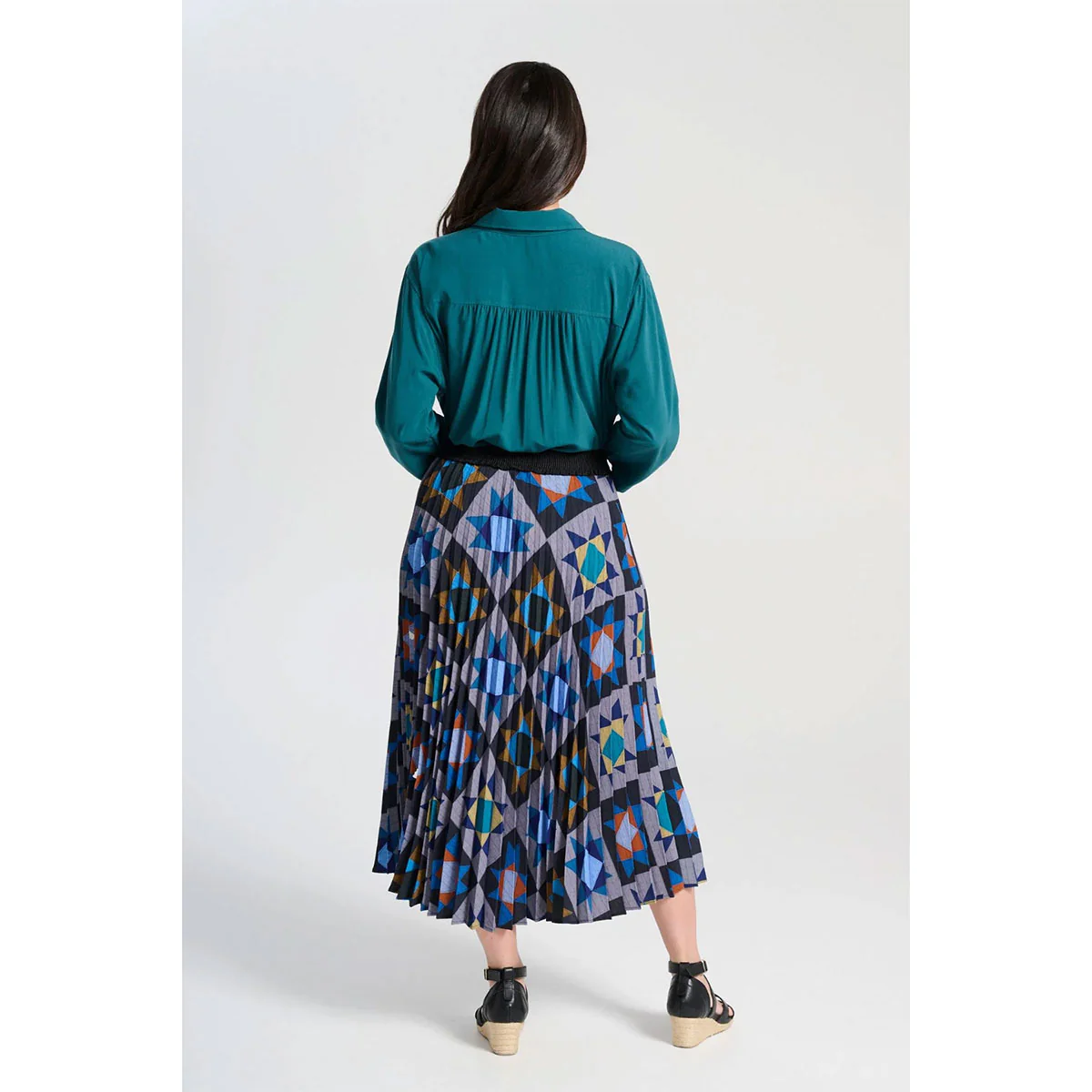 Skirt Veda Pleated Night - Olga De Polga - Image 3