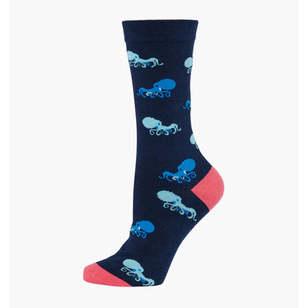 Sock Native Australian Octopus Navy W2-8 - PussyFoot Socks