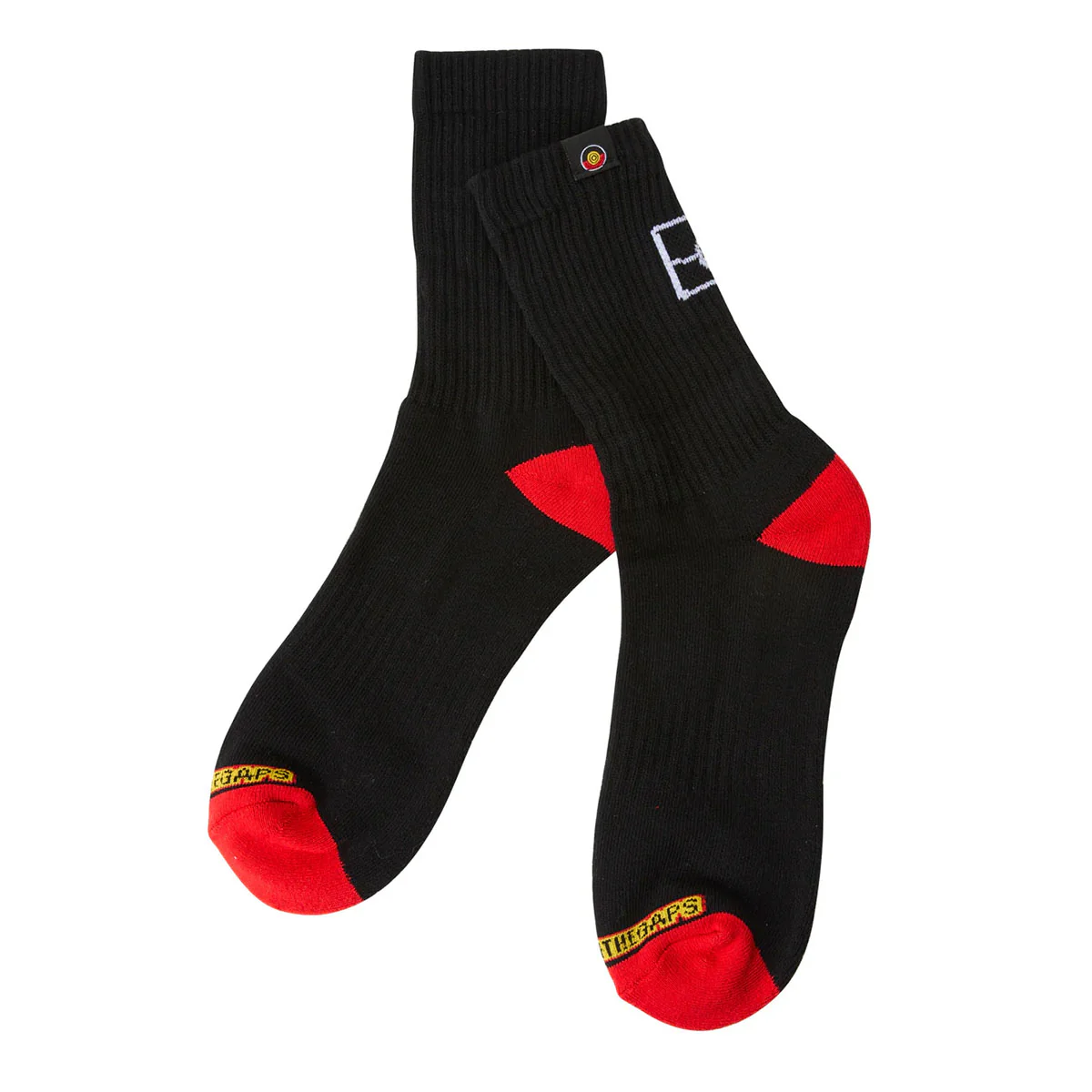 Socks Black Empty Flag 11-14