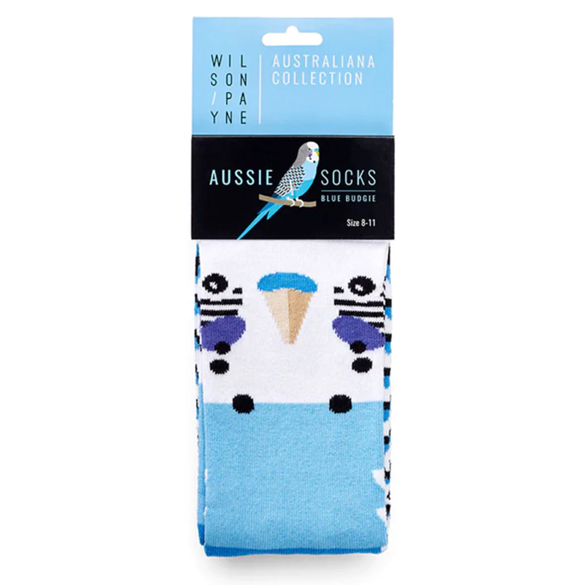 Socks Blue Budgie - WilsonPayne Aust - Image 2