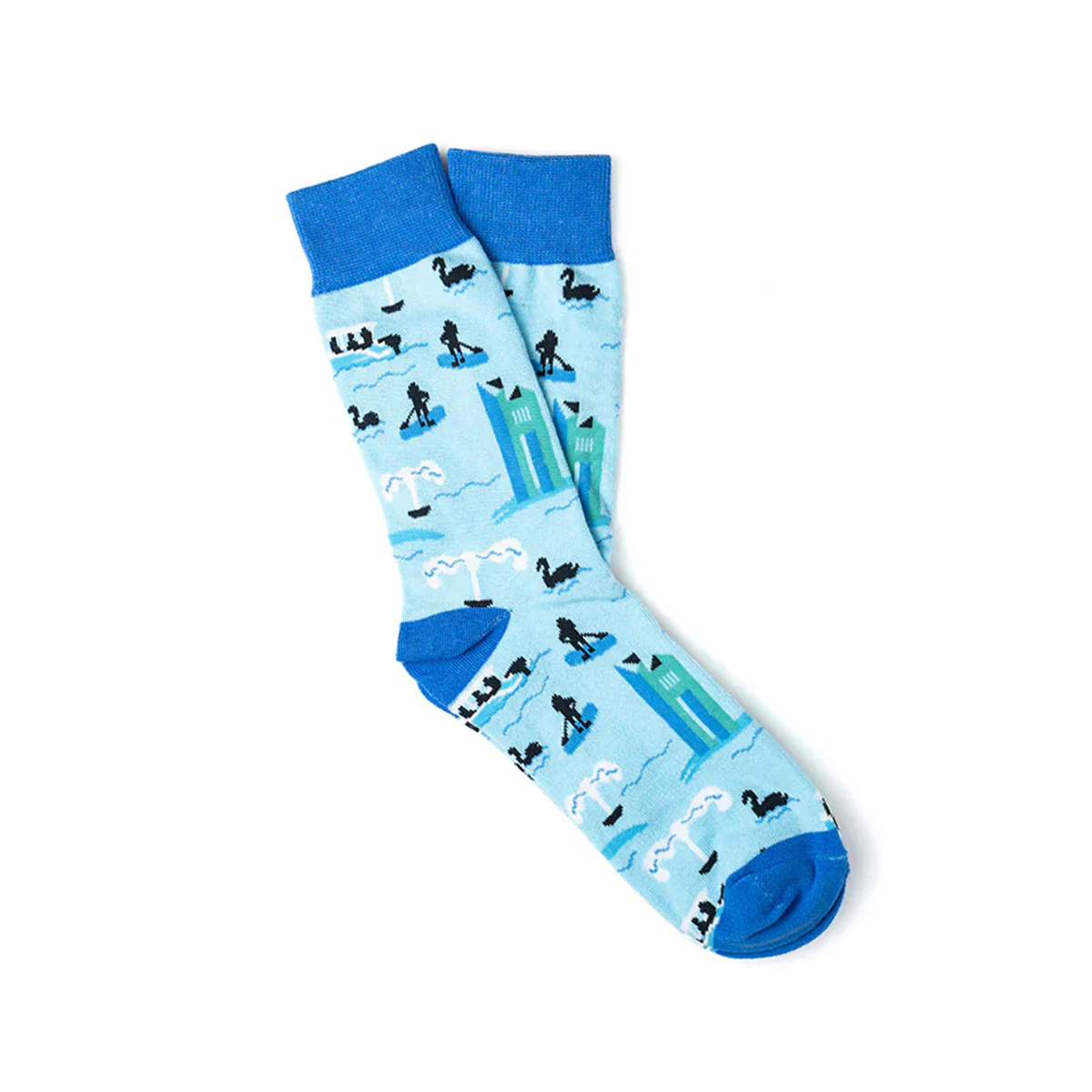 Socks Carillon & Lake Burley Griffin Large - Capital Socks