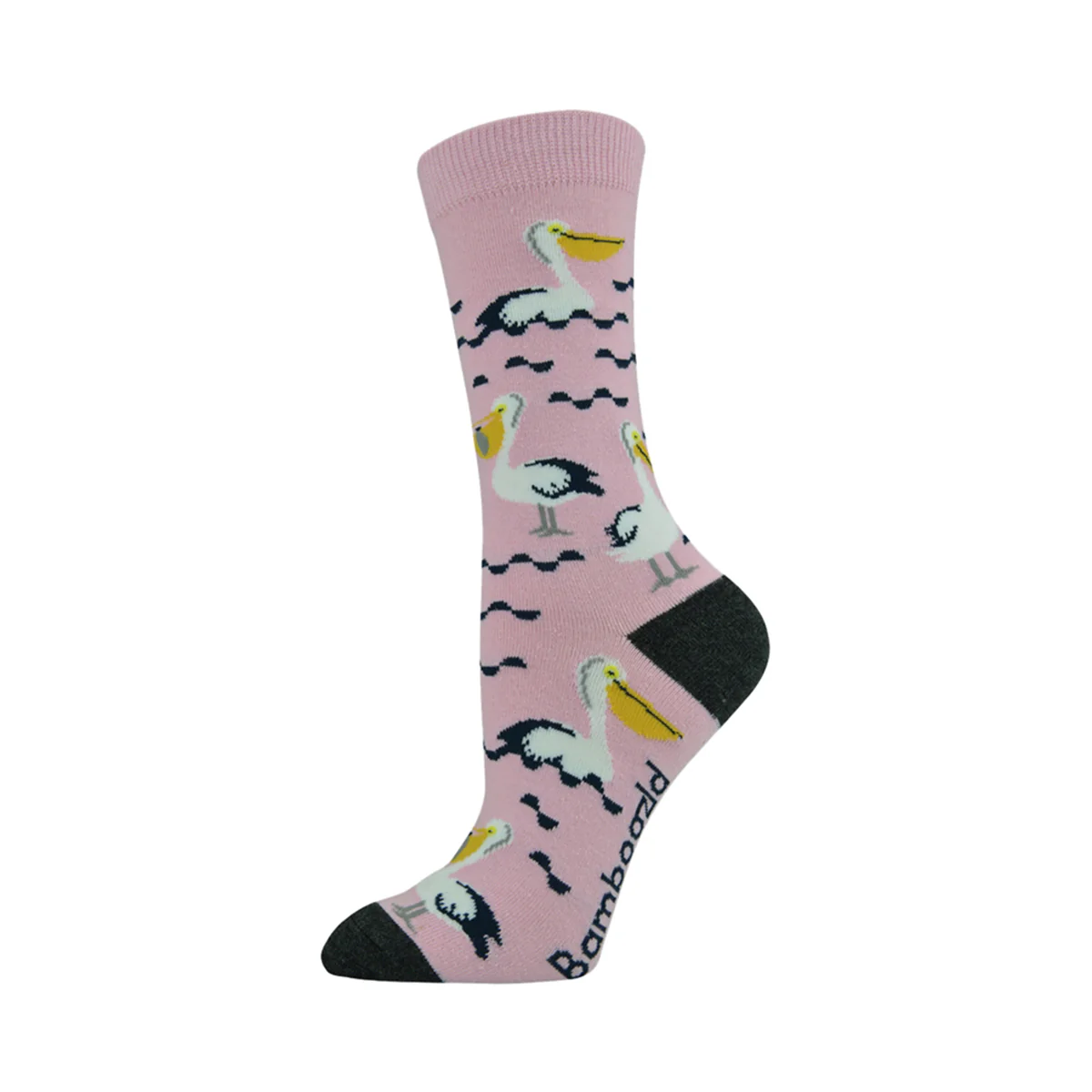 Socks Pelican Pink Bamboo W2-8 - Pussyfoot Socks