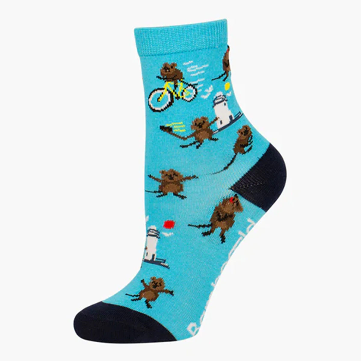 Socks Quokka Blue Bamboo K5-8 - Pussyfoot Socks