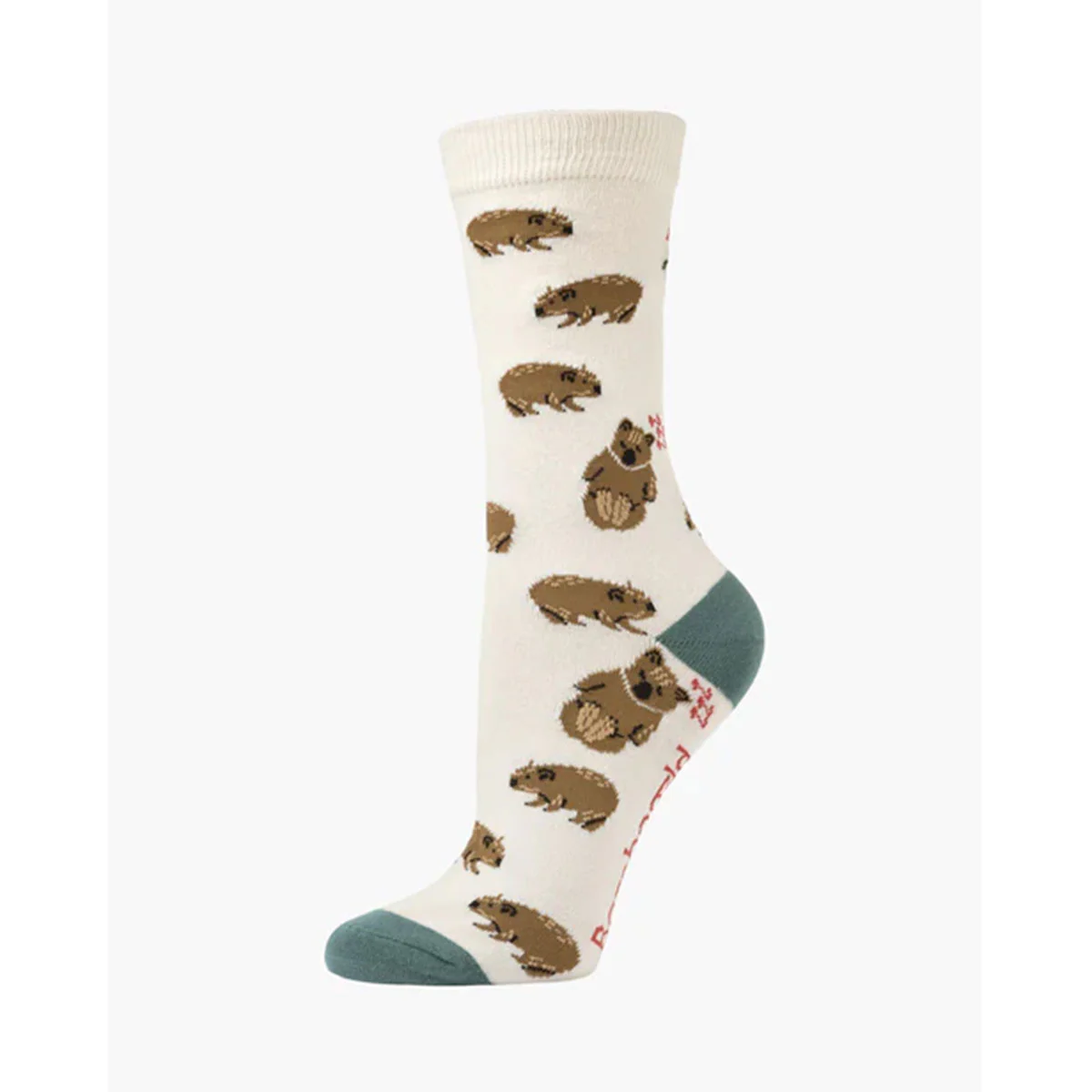 Socks Wally Wombat Natural Bamboo W2-8 - Pussyfoot Socks