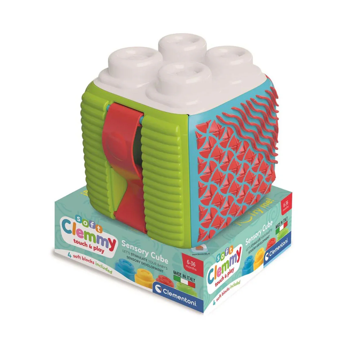 Soft Clemmy Sensory Activity Cube - Johnco Productions