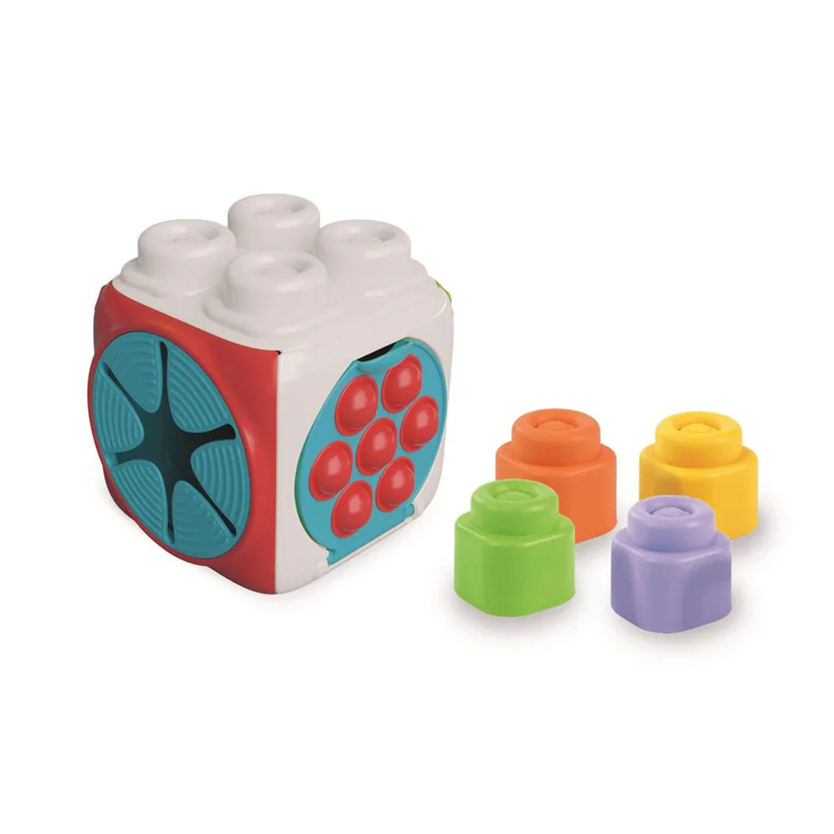 Soft Clemmy Sensory Activity Cube - Johnco Productions - Image 2