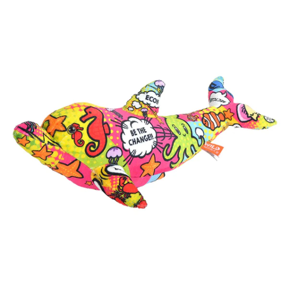 Soft Toy Message From The Planet Dolphin - Wild Republic