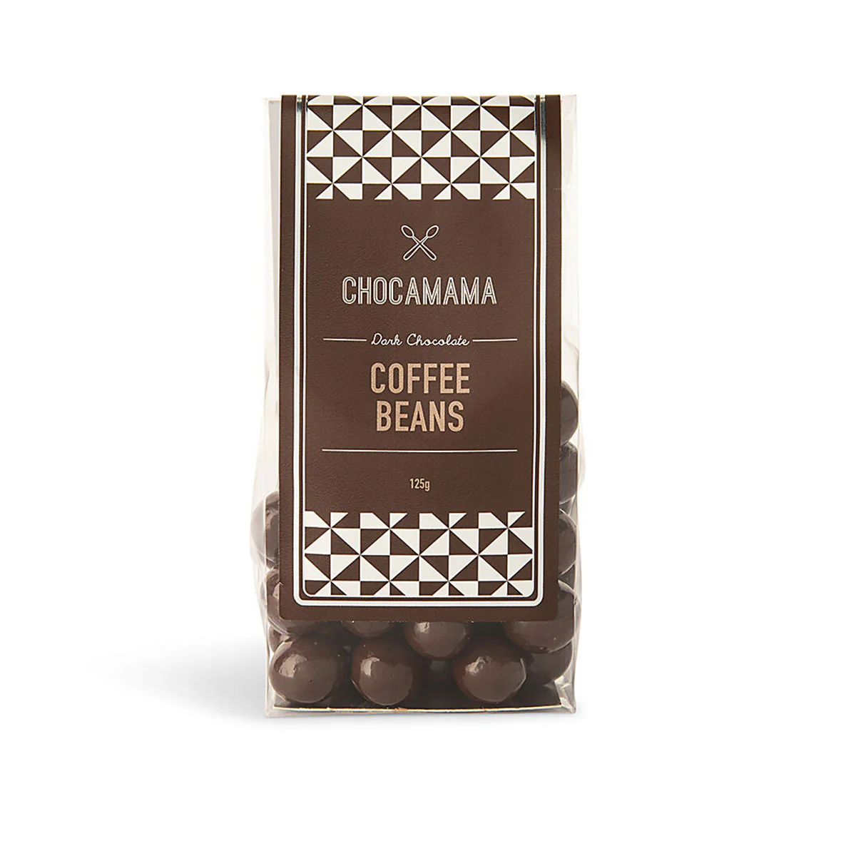Stand up Bag Dark Coffee Beans 125g - Chocamama