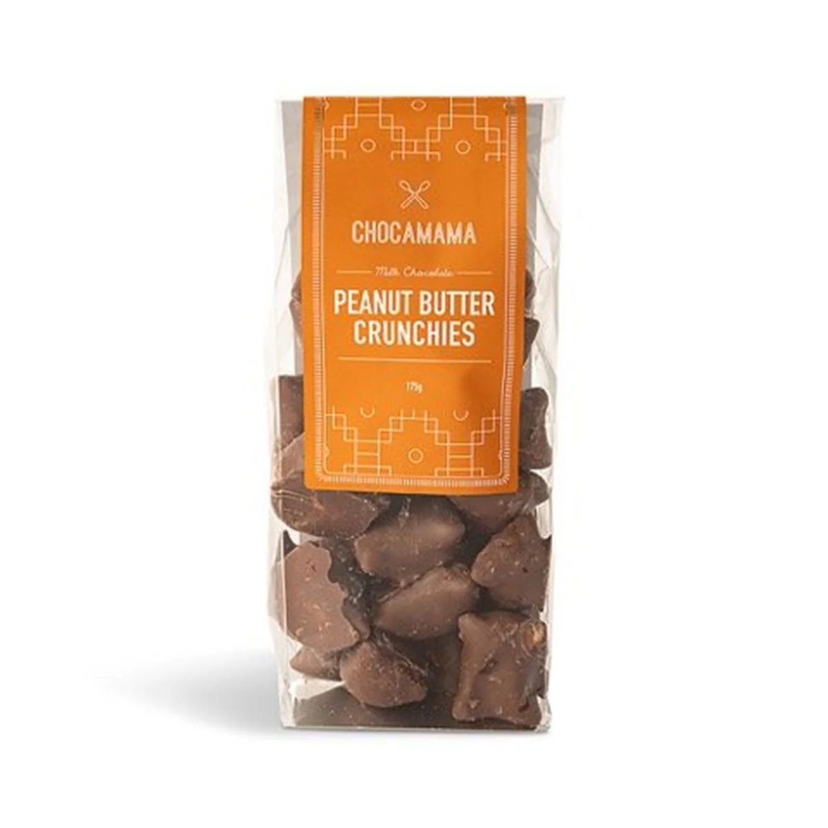 Peanut Butter Crunchies Stand Up Bag 150g - Chocomama